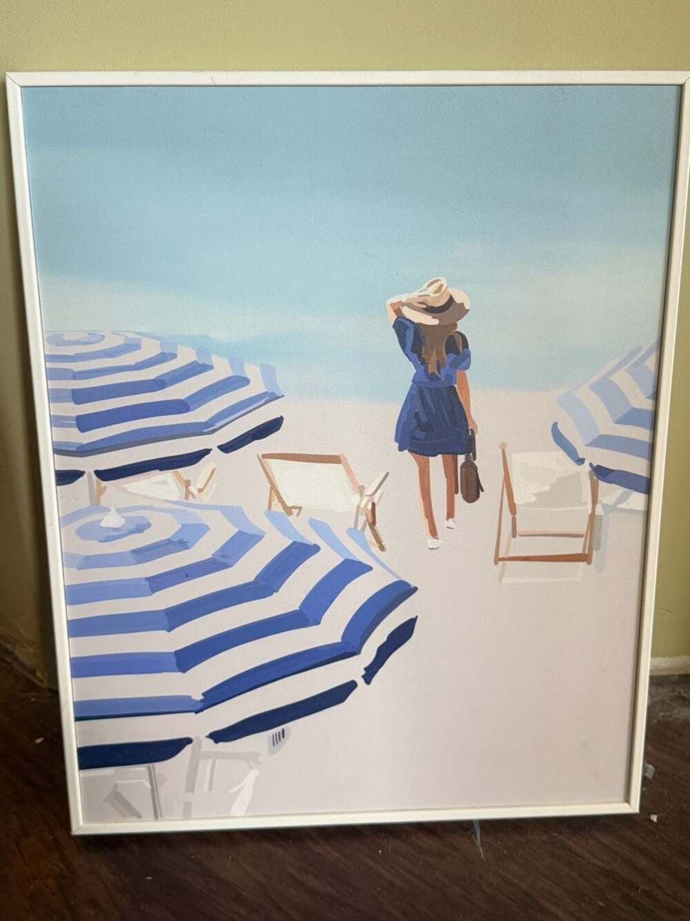 Stupell Industries Woman Enjoying Beach Canvas Art By Amelia Noyes